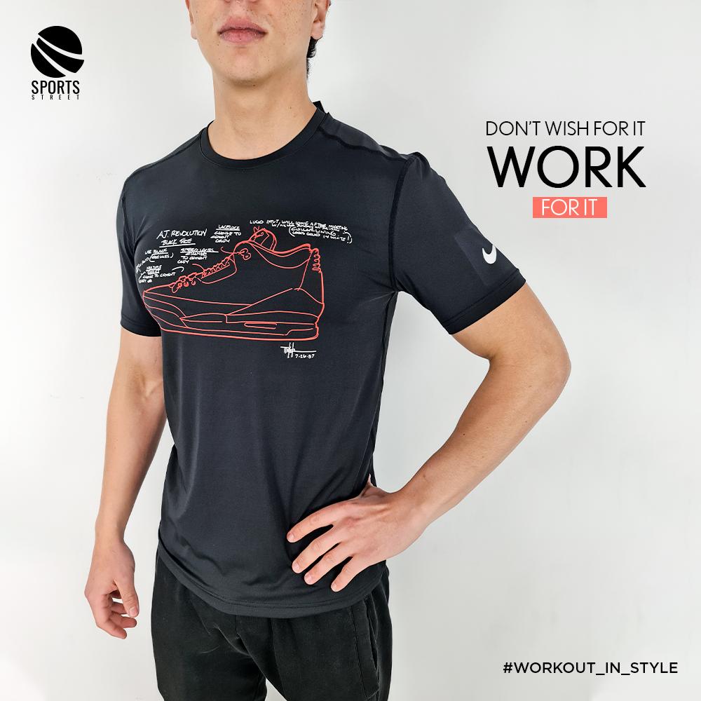 Jordan Shoe 3002 Black Training Shirt